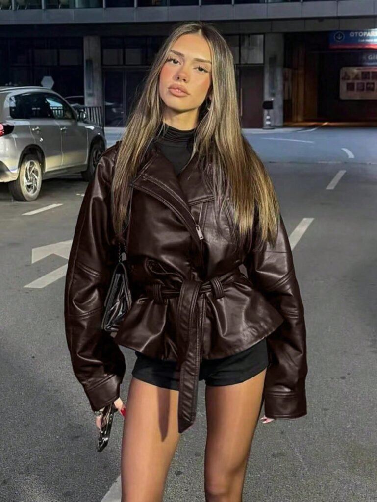 Faux-Leather Jacket