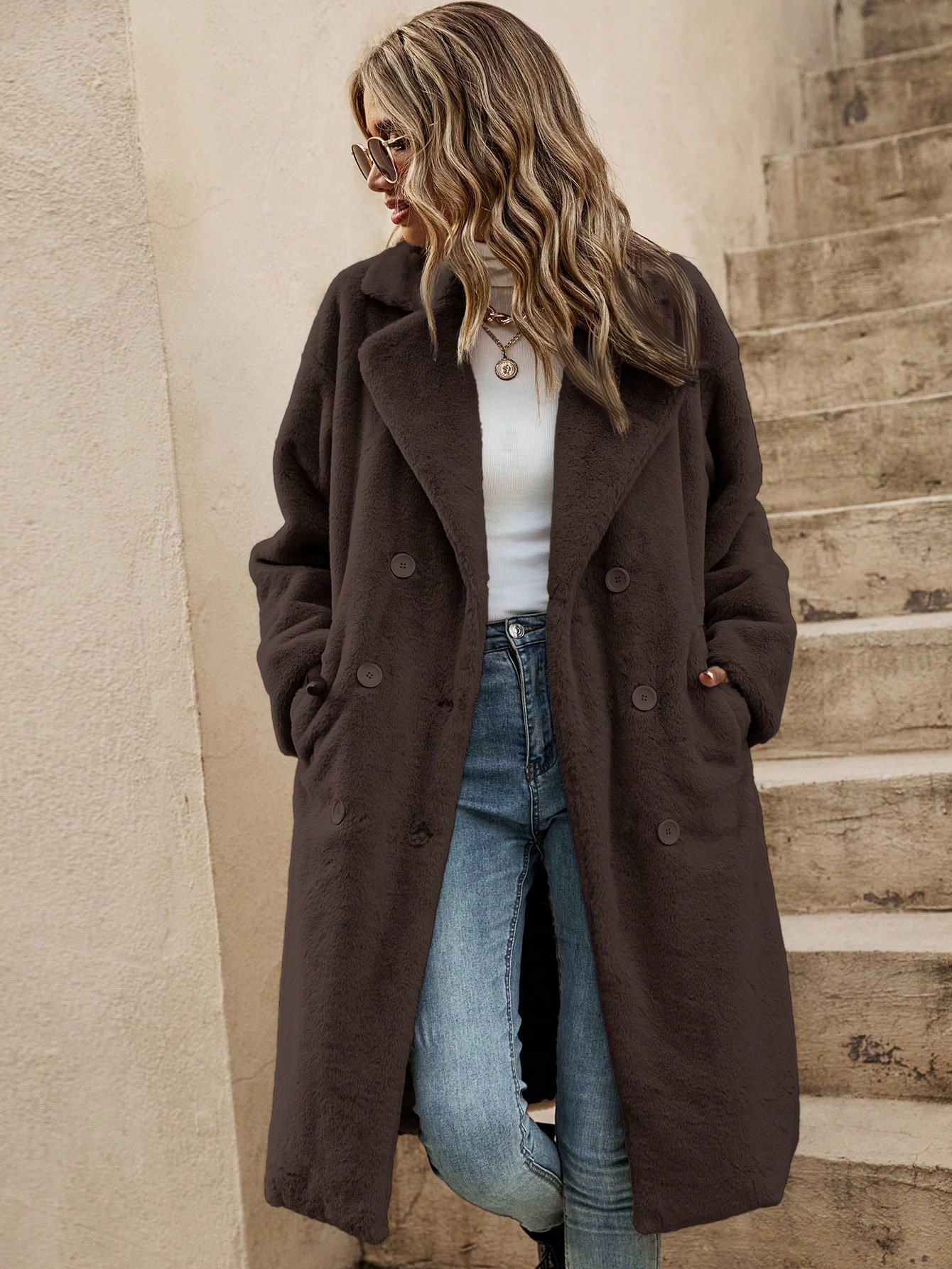 Brown Teddy Coat